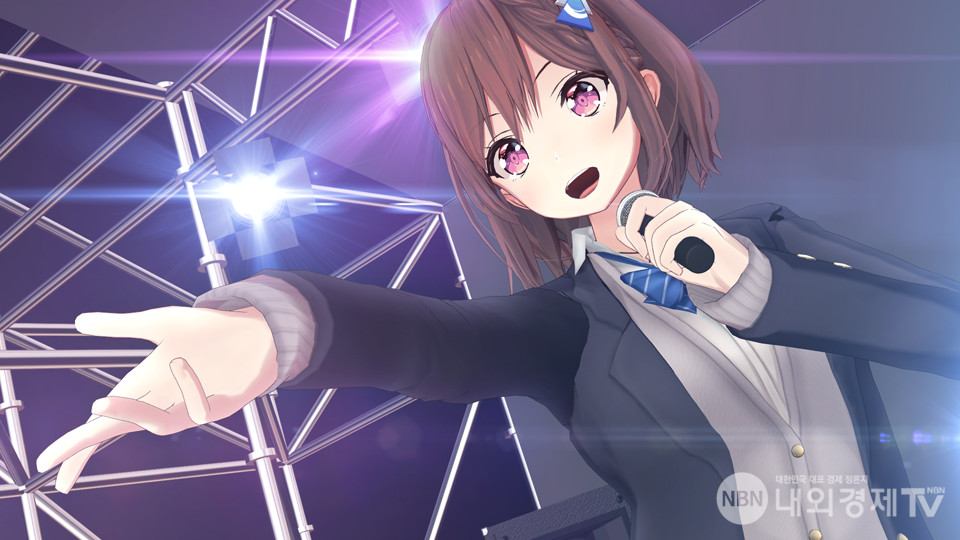 브레이브그룹이 판매한 버추얼 유투버 '도묘지 코코아'의 비주얼 아트 NFT / 자료=브레이브 그룹