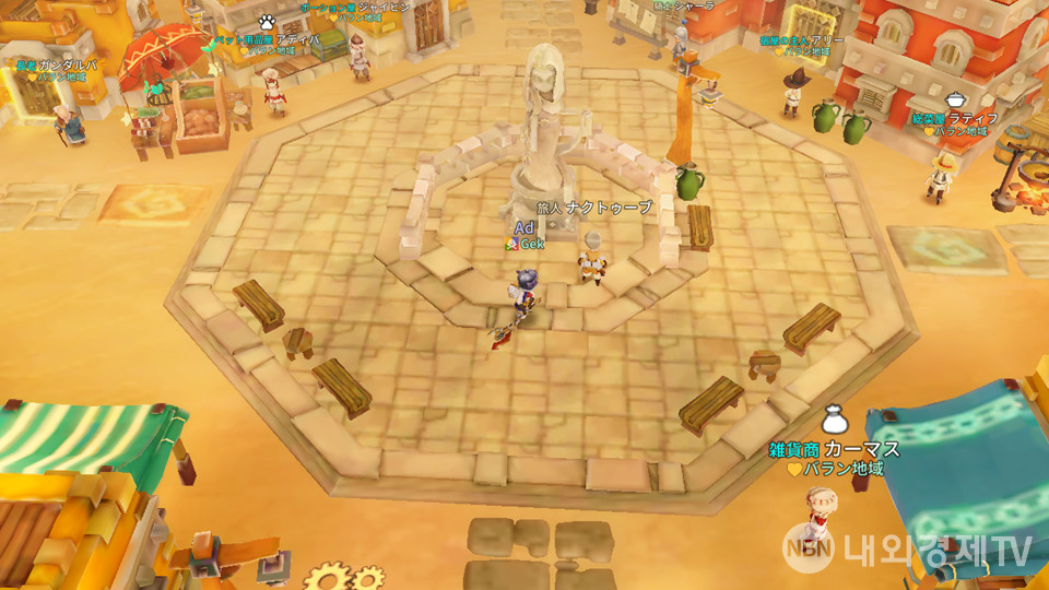 달빛조각사 일본 빌드 플레이 화면 / 자료=카카오게임즈 재팬