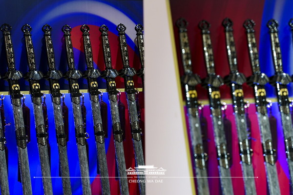 ▲삼정검 (사진출처=청와대 홈페이지)