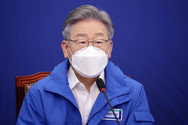 ▲이재명 대선후보 (사진출처=더불어민주당 홈페이지)