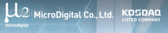 마이크로디지탈의 주가가 상승세다./사진=마이크로디지탈 로고
