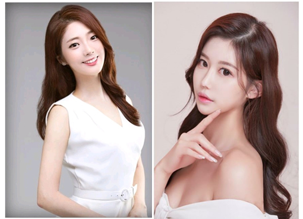 왼쪽부터 1경기 시구자 김수빈, 2경기 시구자 김태은 / 사진=사단법인 한국연예인야구협회