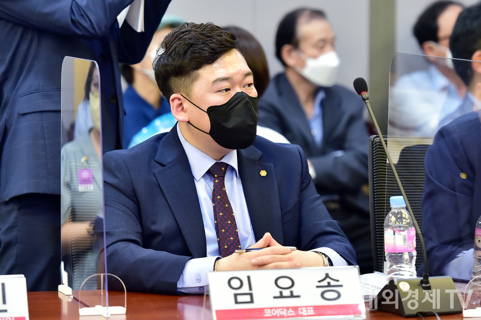 간담회 참석한 코어닥스 임요송 대표.