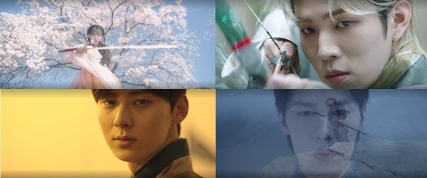 천하사계, 좌측 상단 시계 반향으로 진초연, 박당구, 장욱, 서율/사진=tvN '환혼' 방송 캡처