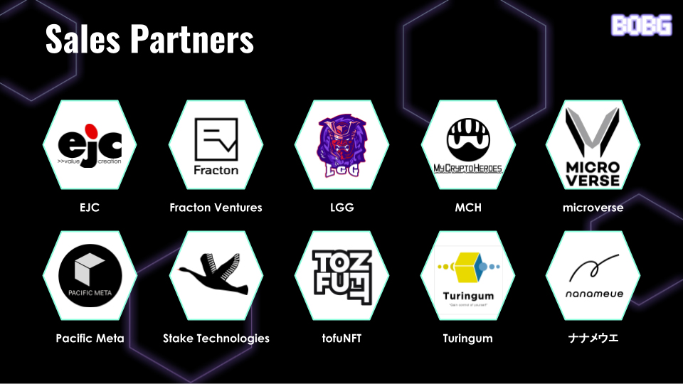 BOBG가 구축한 파트너 / 자료=BOBG