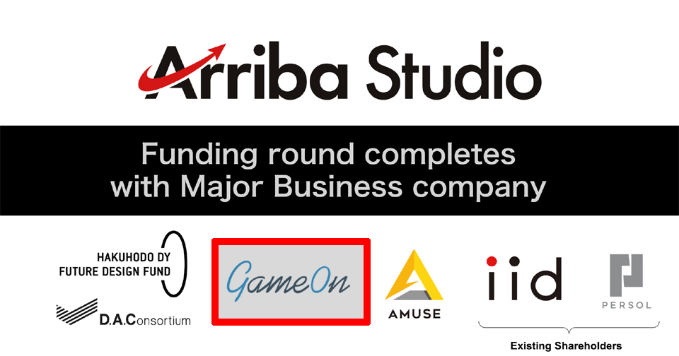 게임온 지난해 설립 20주년 기념해 로고를 변경한 바  있다. / 자료=아리바 스튜디오