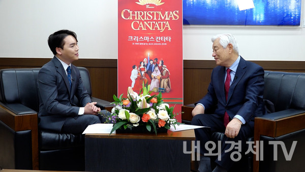 그라시아스 합창단 설립자 박옥수 목사 인터뷰 (사진=전옥표 기자)