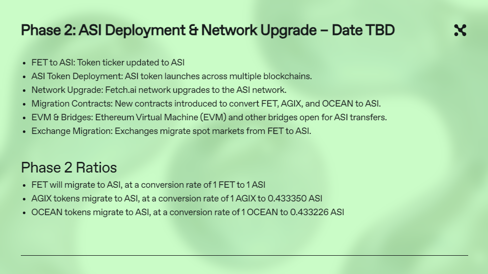 ASI 통합 2단계 계획 / 자료=ASA(Artificial Superintelligence Alliance)