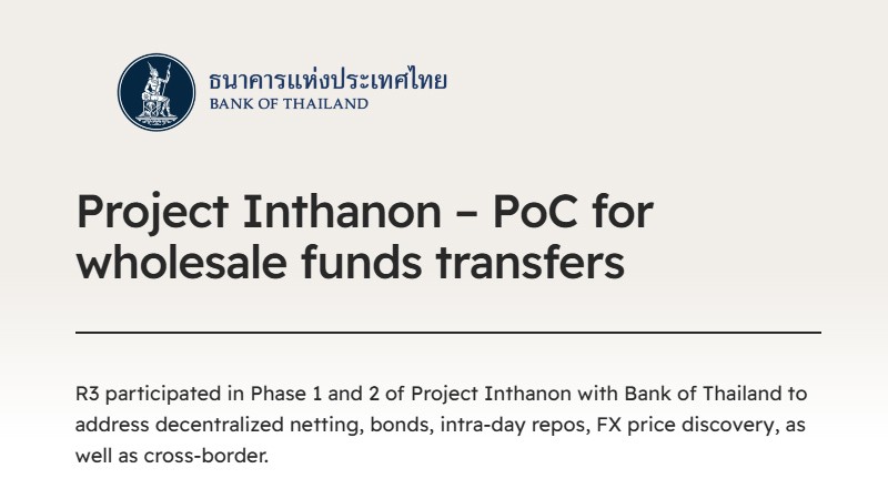 프로젝트 인타논에 참여한 R3 참여 기록 / 자료=R3