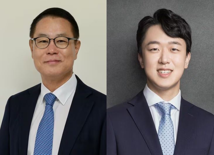 (왼쪽부터)조용철 신임 대표이사 내정자와 신상열 미래사업실장(전무). (사진 제공=농심)