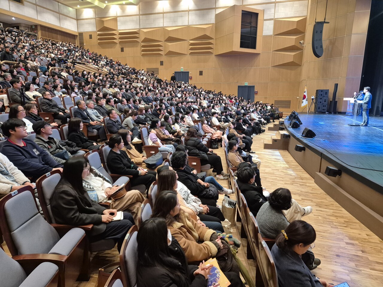 포천시와 경기도포천교육지원청이 마련한 '교육발전특구 The+배움 성과공유회' 모습 [사진=양상현 기자]