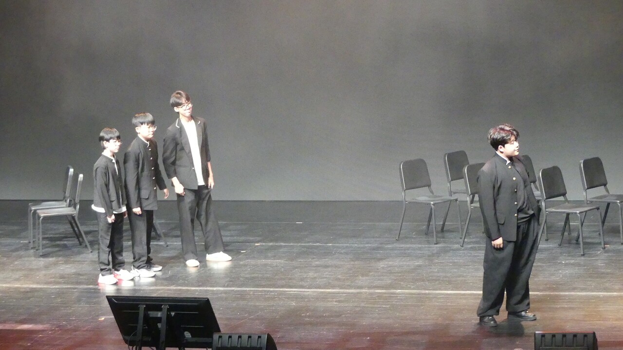 청소년 뮤지컬 스쿨의 중간 공연 모습 [사진=양상현 기자]