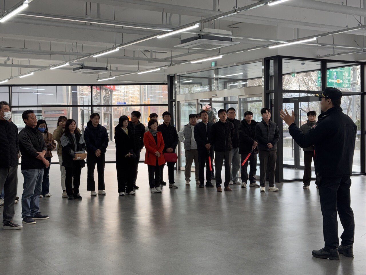 포천도시공사-포천소방서, 지난 20일 이전 후 첫 합동훈련 실시 모습 [사진=포천도시공사]