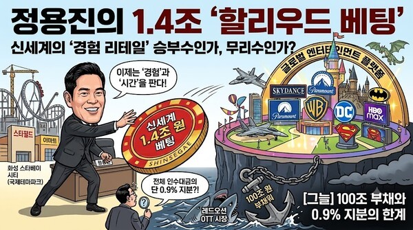 [이슈분석] '유통 공룡' 신세계, 할리우드 심장부에 1.4조 베팅… 정용진...