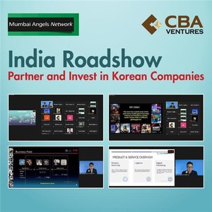 (주)씨비에이벤처스 글로벌 진출 프로그램 "온라인 인도 IR 로드쇼" 개최 - 뉴스 썸네일 이미지